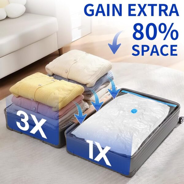 5 Pack Vacuum Storage Bags with Hand Pump Extra Large 32Best Amazon Deals