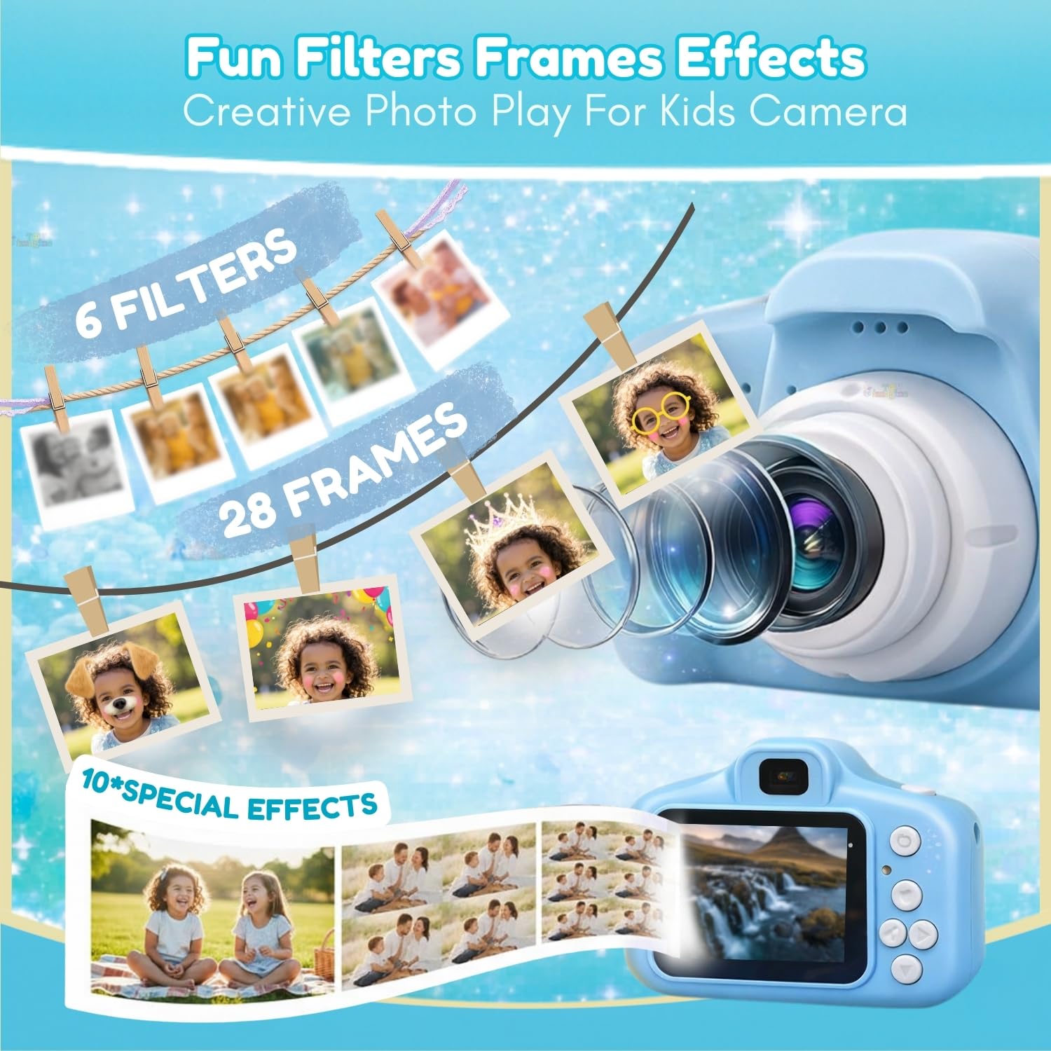 Toy Imagine Kids Digital Camera Toy 3.0MP 1080P VideoBest Amazon Deals