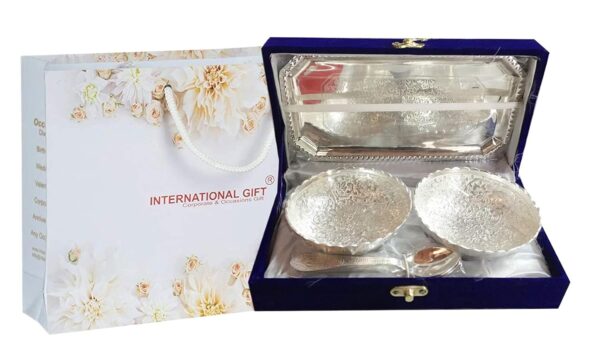 INTERNATIONAL GIFT German Silver Brass Two Bowl with TwoBest Amazon Deals