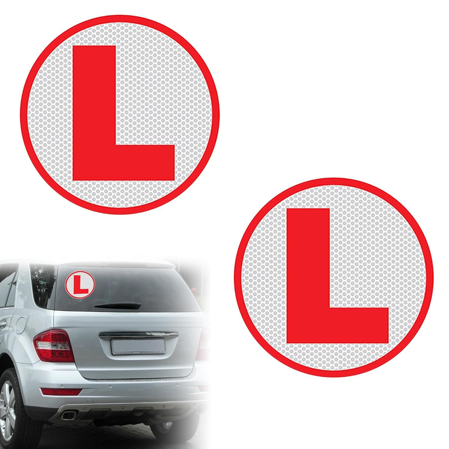 GLUN VinylReflective L Glass Sticker for LearningBest Amazon Deals
