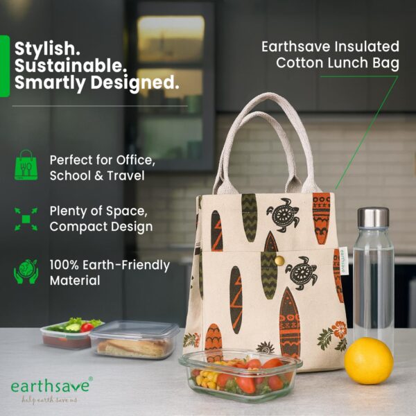 earthsave Insulated Lunch Bag for Office Women & MenBest Amazon Deals
