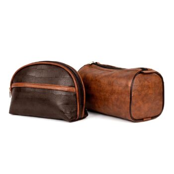 SNDIA 2-Set PU Leather Toiletry Travel Bags for Men andBest Amazon Deals SNDIA 2-Set PU Leather Toiletry Travel Bags for Men andBest Amazon Deals