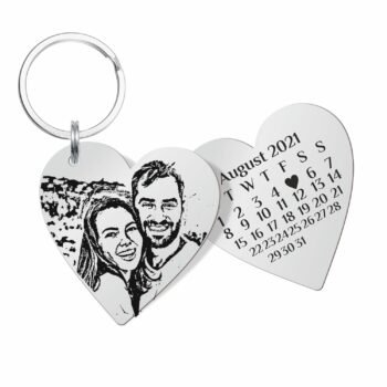 Customized Photo Keychain & Date Engraved CalendarBest Amazon Deals