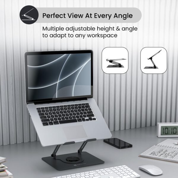 Portronics My Buddy K11 Metal Laptop Stand with 360Best Amazon Deals