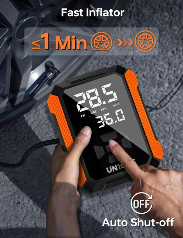 UN1QUE PT400 Tyre Inflator for Car, 150PSI 12V DC Car AirBest Amazon Deals