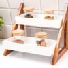 UHUD CRAFTS Multipurpose Wooden Triangluar CountertopBest Amazon Deals