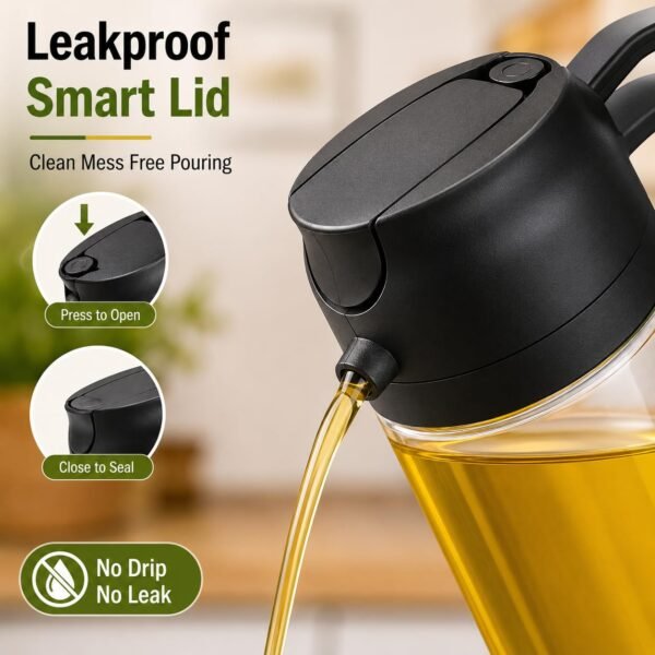 Nurmantras 2 in 1 Glass Oil Sprayer and Dispenser BottleBest Amazon Deals