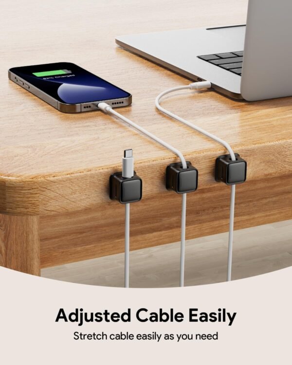 GadgetBite Magnetic Cable Organizer Clips Self-AdhesiveBest Amazon Deals
