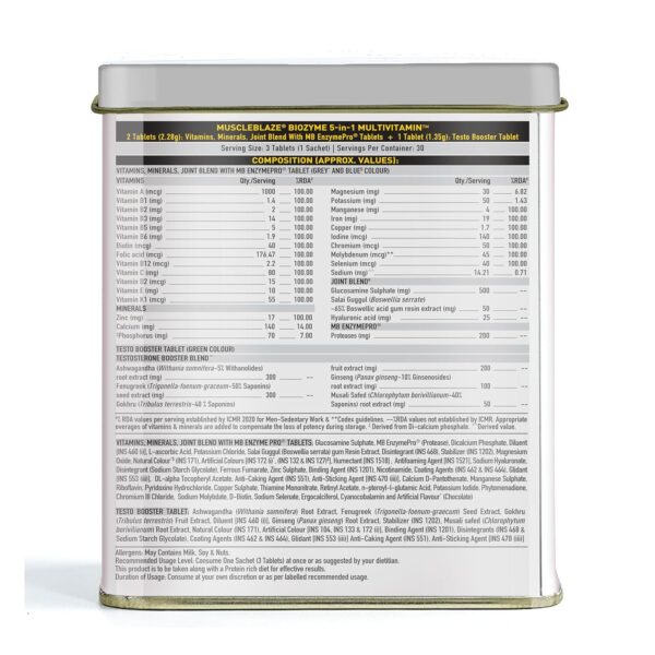MuscleBlaze Biozyme Daily Multivitamin (90 Tablets) |Best Amazon Deals
