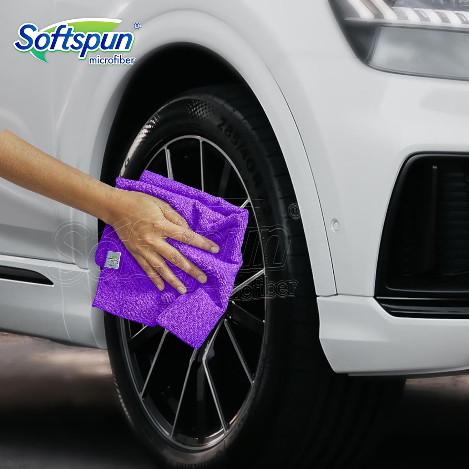 SOFTSPUN Microfiber Cloth 5pcs 40x40cms 340 GSMBest Amazon Deals