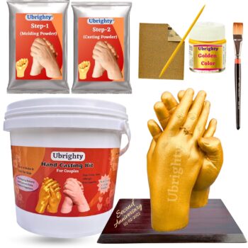 Ubrighty Hand Casting Kit - for Couples, Baby, Husband,Best Amazon Deals