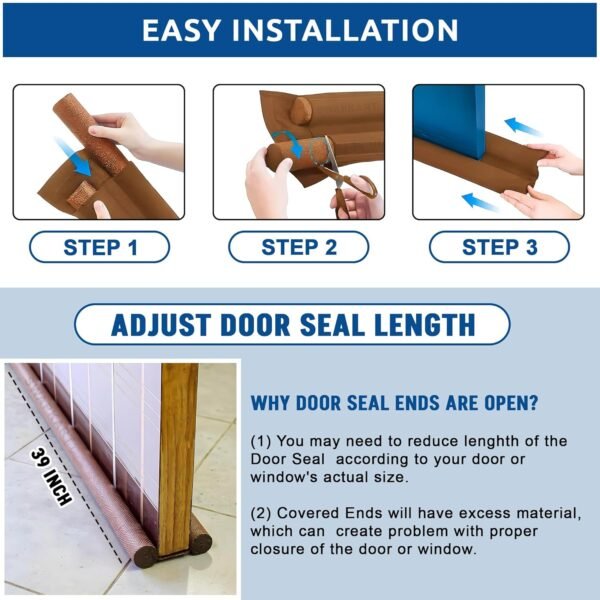 SWAPKART (Pack of 3, 39 Inches) Door Guard  Bottom SealBest Amazon Deals