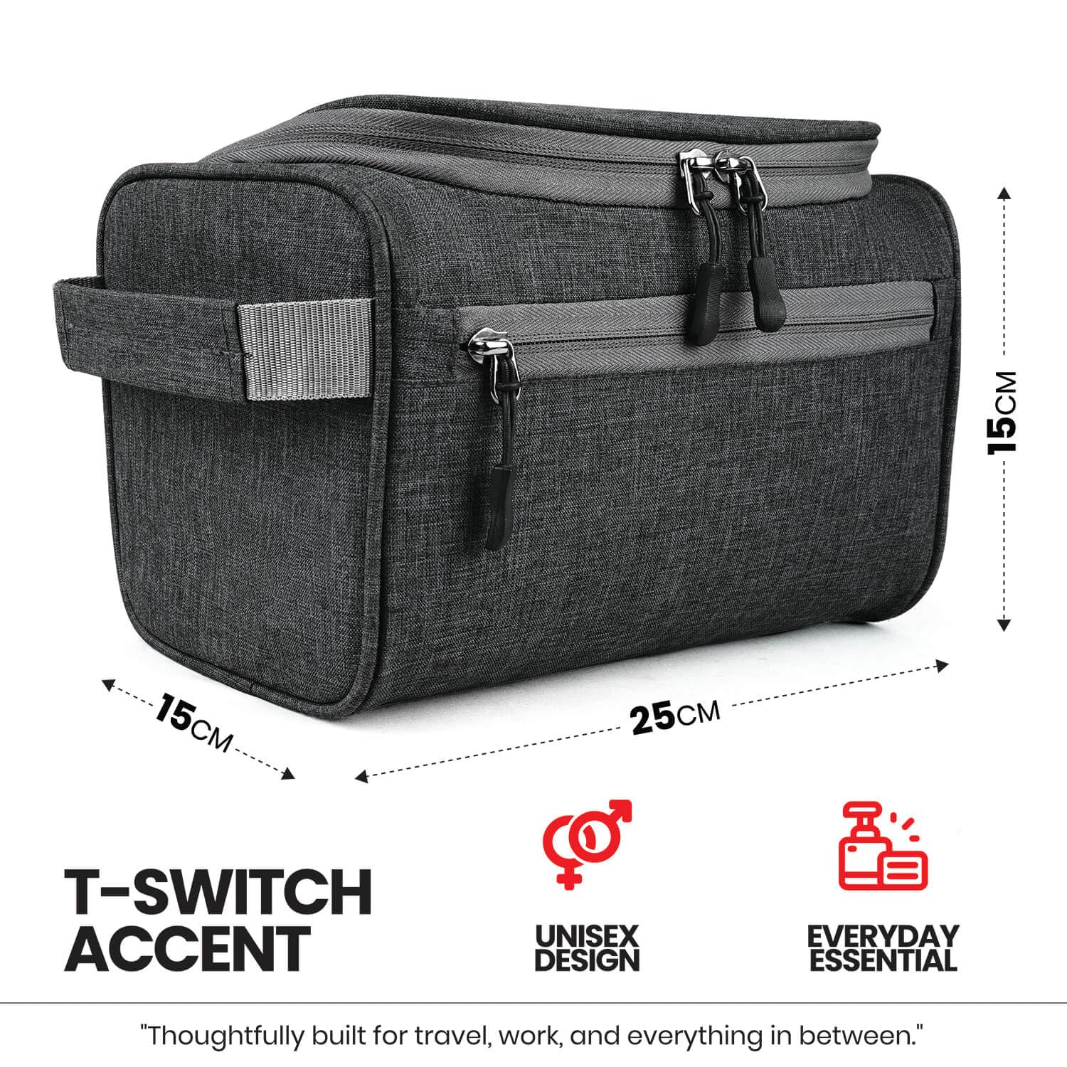 FATMUG Large Toiletry Organizer Dopp Kit Washbag for Men,Best Amazon Deals