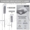 VOLTURI Fan Cleaning Mop with Long Rod, MicrofiberBest Amazon Deals