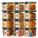 GOLWYN KITCHEN STORAGE CONTAINER SET AIR TIGHT (500 ML SET OF 12), PLASTIC GOLWYN KITCHEN STORAGE CONTAINER SET AIR TIGHT (500 ML SET OF 12), PLASTIC