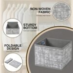 Skrill 8-Piece Foldable Cloth Storage Box Set | CubeBest Amazon Deals