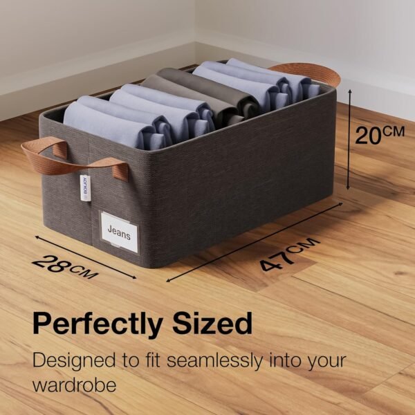 BOXJOY 4 Pcs Wardrobe Cloth Organizer for Storage BoxBest Amazon Deals