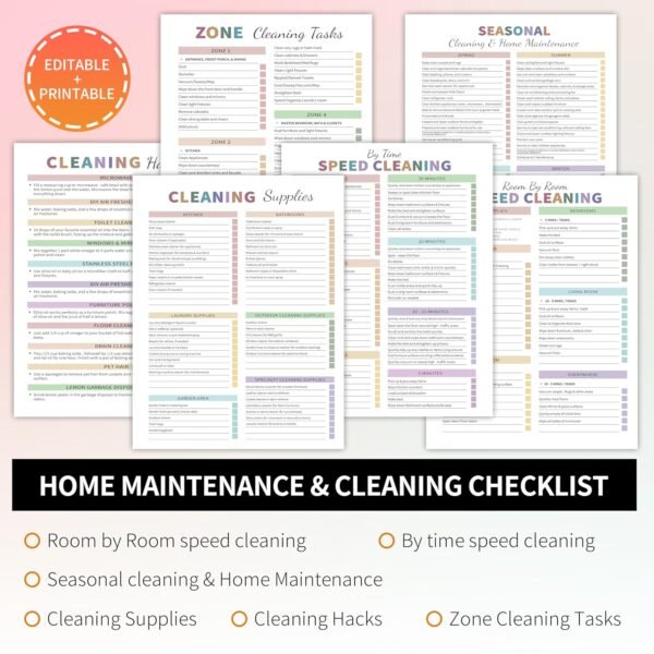 ADHD Cleaning Planner for Adults Women, Cleaning ScheduleBest Amazon Deals