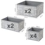 Skrill 8-Piece Foldable Cloth Storage Box Set | CubeBest Amazon Deals