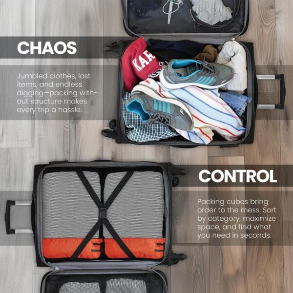 FATMUG Polyester Packing Cubes Travel Pouch Bag, ClothesBest Amazon Deals
