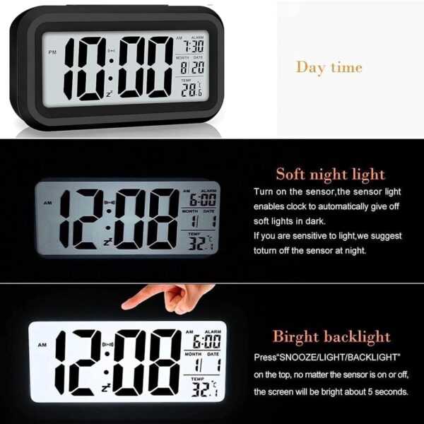 Digital Alarm Clock with Automatic Sensor, LED DisplayBest Amazon Deals
