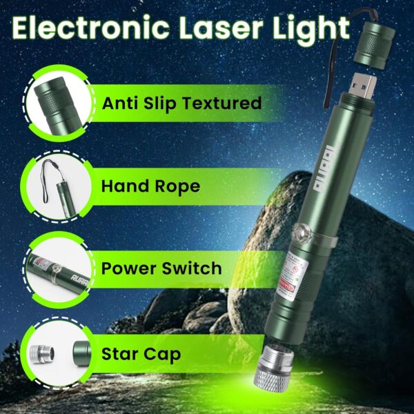 Ruaal Green Laser Pointer High Power | Smart USBBest Amazon Deals