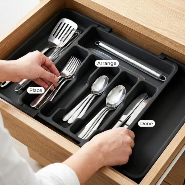 Drawer Organizer Tray/Kitchen Expandable UtensilBest Amazon Deals