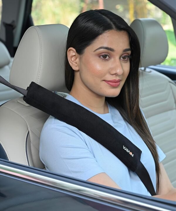 FOVERA Car Seat Belt Shoulder Cushions (Pack of 2) CarBest Amazon Deals