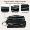 Storite Polyester Multi-Pocket Toiletry Bag for Men &Best Amazon Deals