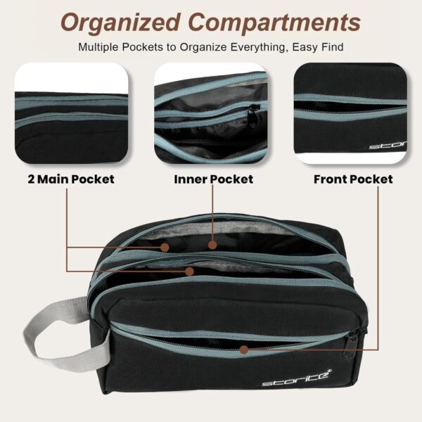 Storite Polyester Multi-Pocket Toiletry Bag for Men &Best Amazon Deals