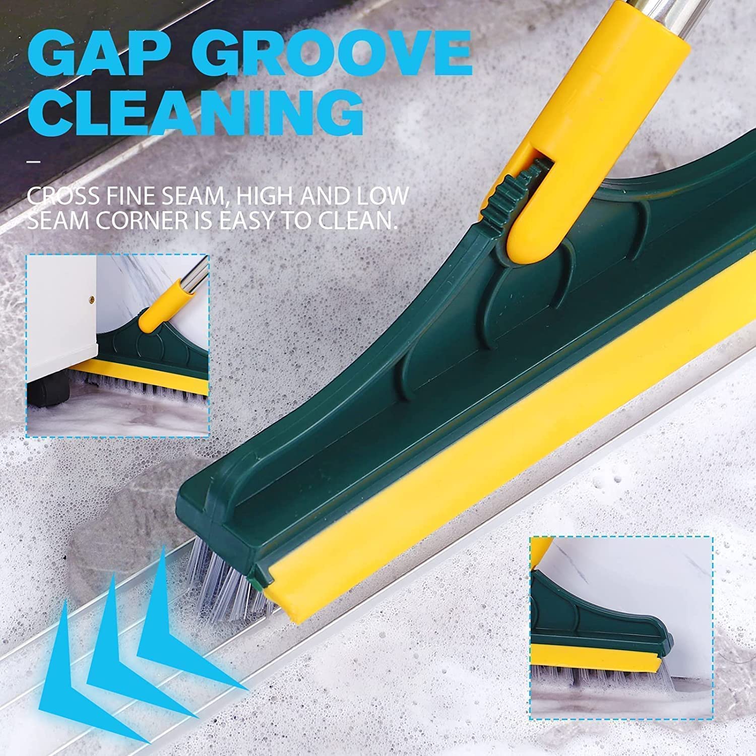 TEKCOOL 2-in-1 Bathroom Cleaning Brush with Wiper andBest Amazon Deals