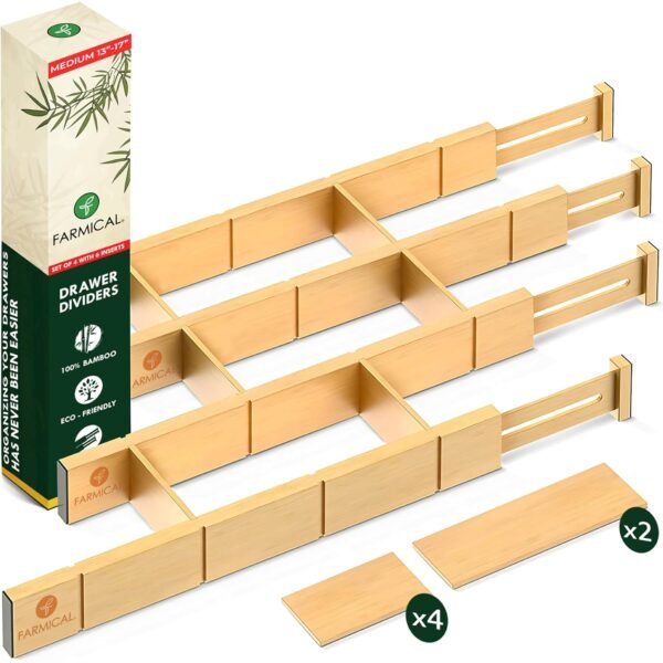 Farmical Drawer Dividers Organizer with Partition ExpandsBest Amazon Deals Farmical Drawer Dividers Organizer with Partition ExpandsBest Amazon Deals