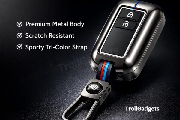 Trollgadgets Premium Metal Car Key Cover for MarutiBest Amazon Deals