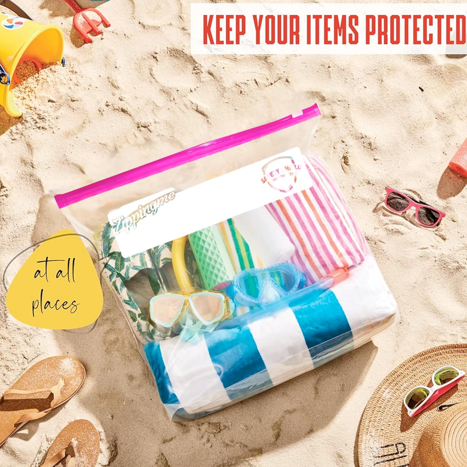 Reusable Transparent Storage Bags with Slider Zip Lock |Best Amazon Deals