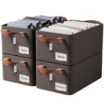 BOXJOY 4 Pcs Wardrobe Cloth Organizer for Storage BoxBest Amazon Deals
