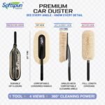SOFTSPUN Essentials Car Duster  Off White, Long-HandleBest Amazon Deals