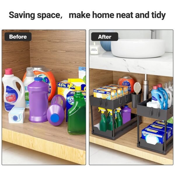 Puricon 1 Pack Under Sink Organizers and Storage Pull OutBest Amazon Deals