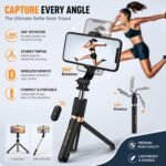 Portable Selfie Stick, Handy Tripod with DetachableBest Amazon Deals