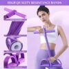 4 Tube Pedal Resistance Band for Exercise, Fitness PullBest Amazon Deals