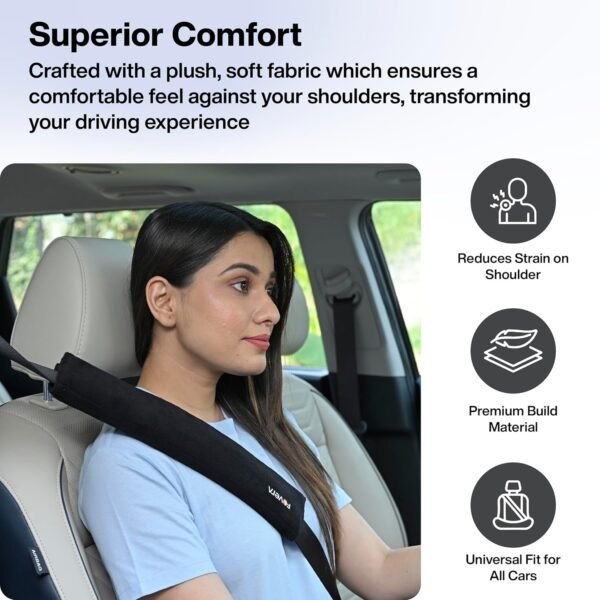 FOVERA Car Seat Belt Shoulder Cushions (Pack of 2) CarBest Amazon Deals