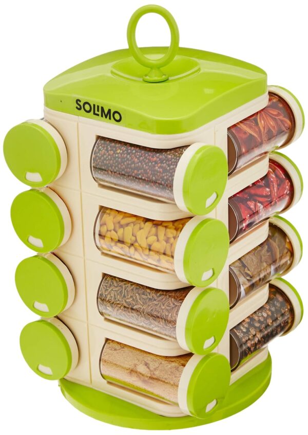 Amazon Brand - Solimo Revolving Spice Rack Set | 16Best Amazon Deals
