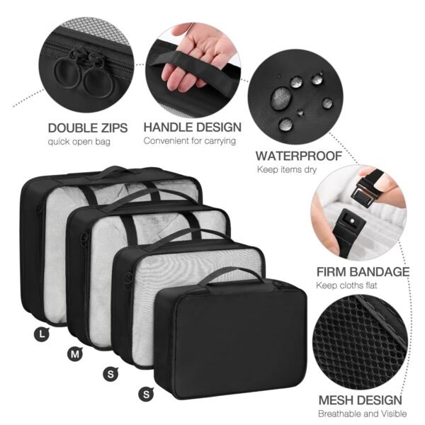 Storite Travel Packing Cubes Set of 7 for Luggage,Best Amazon Deals
