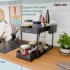 TEX-RO 2 Tier Under Sink Storage Organizer for Kitchen &Best Amazon Deals
