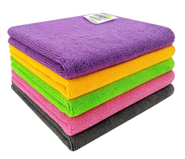 SOFTSPUN Microfiber Cloth 5pcs 40x40cms 340 GSMBest Amazon Deals SOFTSPUN Microfiber Cloth 5pcs 40x40cms 340 GSMBest Amazon Deals