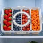 HomeWiz Divided Fridge Storage Box with Lid & Handle |Best Amazon Deals