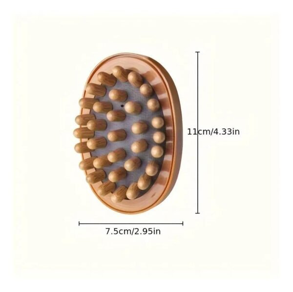 Wooden Cellulite Massage Brush for Body – Handheld DeepBest Amazon Deals