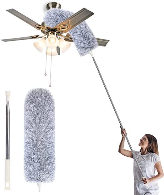 (1Pcs) Microfiber Duster with Extension Pole, Dusters forBest Amazon Deals