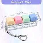 Keyboard Fidget Toy Four Key Mechanical Style KeychainBest Amazon Deals