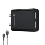 Portronics Adapto 66 2.4A 12w Dual USB Port 5V/2.4A WallBest Amazon Deals