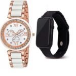 Women's Watch with Unique Floral Design  Great Gift Idea